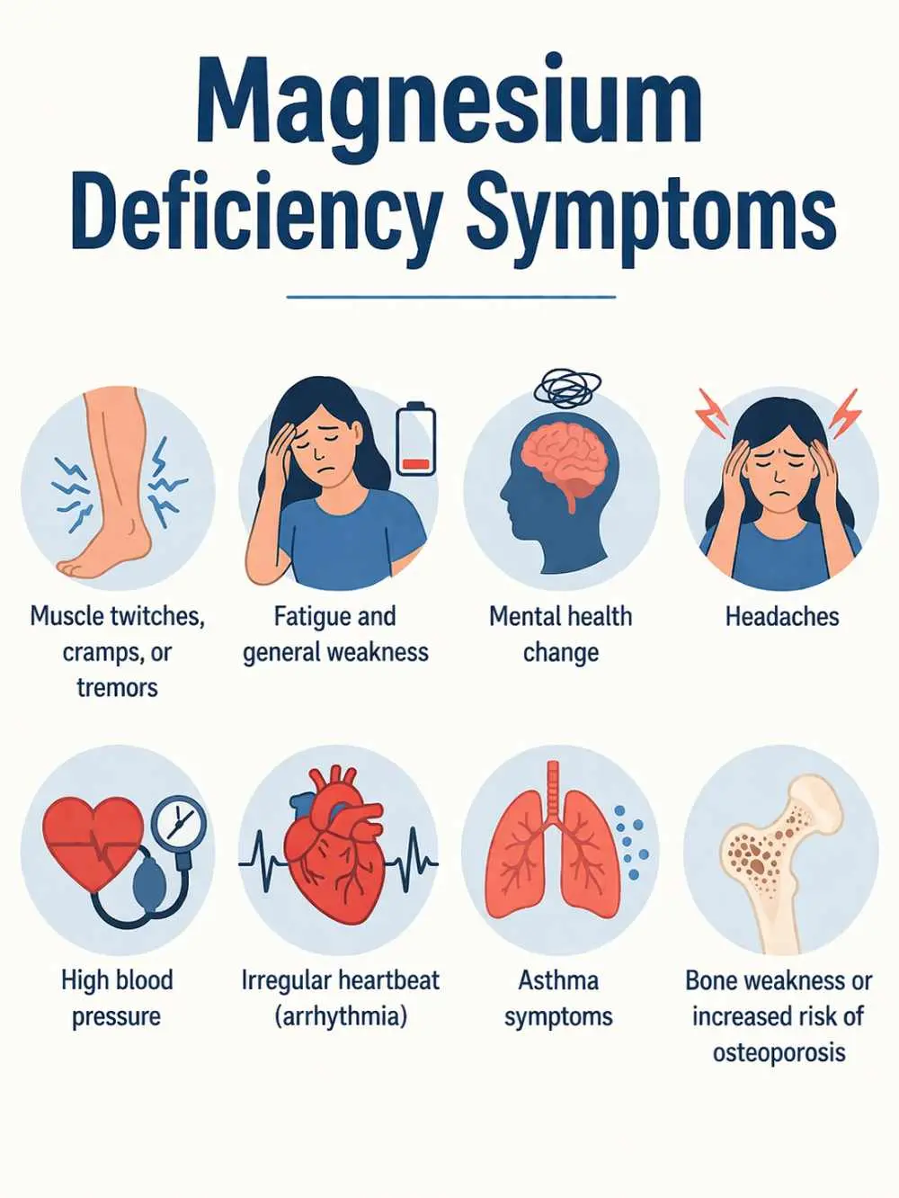 Magnesium Deficiency Symptoms: Signs, Causes, and When to Seek Help