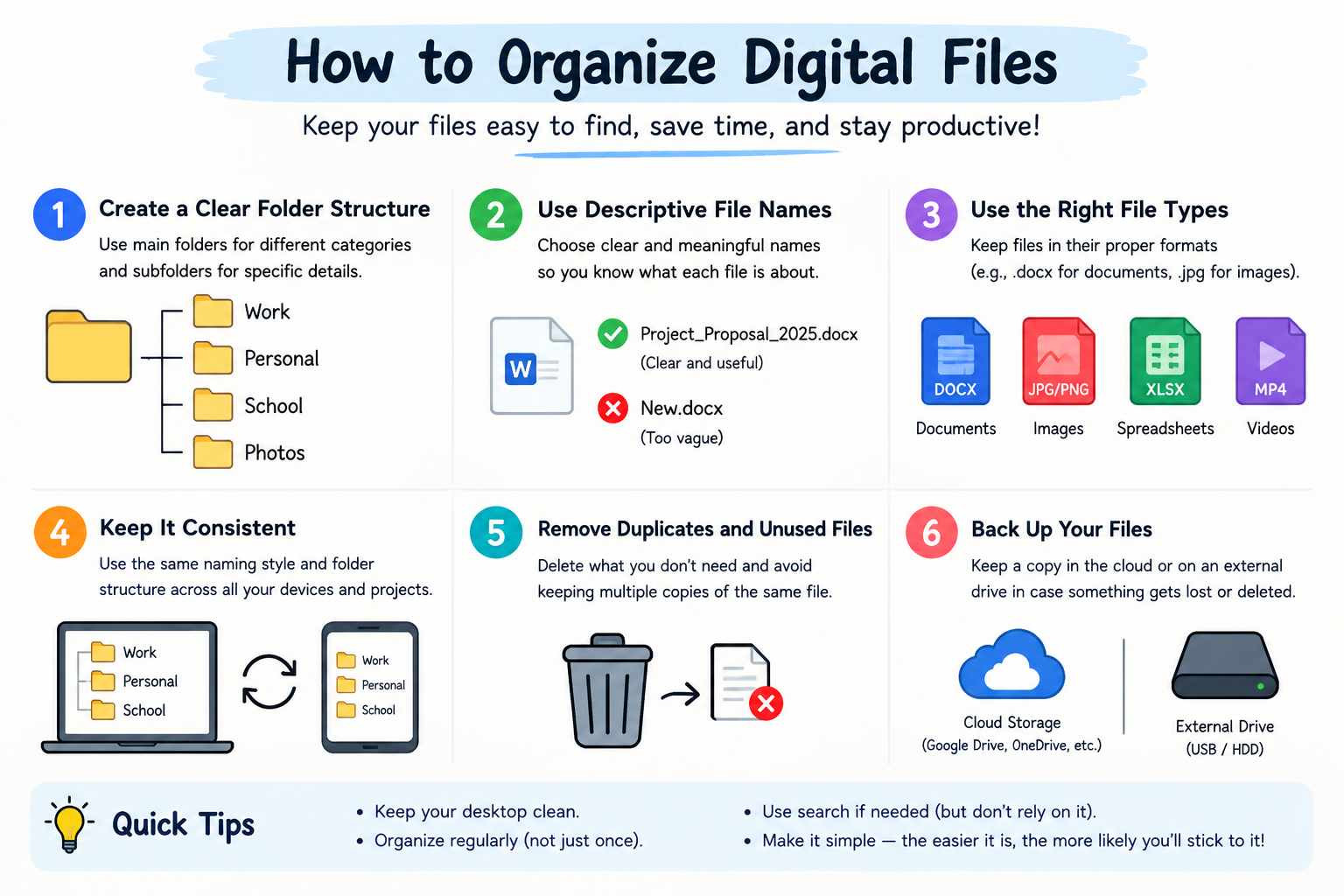 How to Organize Digital Files: A Simple Guide to Keeping Your Files Organized