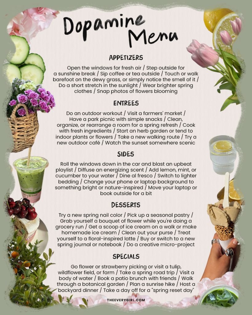 Dopamine Menu Ideas for a Better Daily Routine